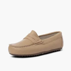 Zapatos Comunión<Pisamonas Mocasines Niño Piel Antifaz