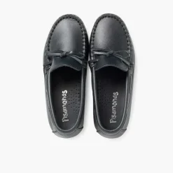 Zapatos Comunión<Pisamonas Mocasines Niño Piel Lazo