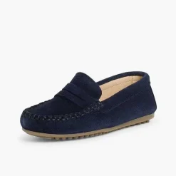Zapatos Comunión<Pisamonas Mocasines Niño Serraje Antifaz
