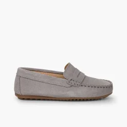 Zapatos Comunión<Pisamonas Mocasines Niño Serraje Antifaz