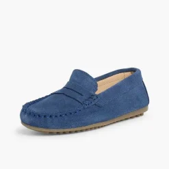 Zapatos Comunión<Pisamonas Mocasines Niño Serraje Antifaz