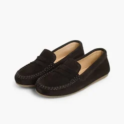 Zapatos Comunión<Pisamonas Mocasines Niño Serraje Antifaz