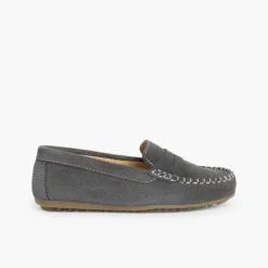 Zapatos Comunión<Pisamonas Mocasines Niño Serraje Antifaz