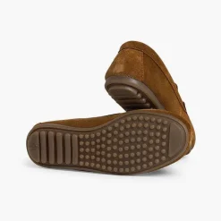 Zapatos Comunión<Pisamonas Mocasines Niño Serraje Antifaz