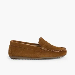 Zapatos Comunión<Pisamonas Mocasines Niño Serraje Antifaz