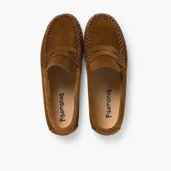 Zapatos Comunión<Pisamonas Mocasines Niño Serraje Antifaz