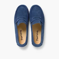Zapatos Comunión<Pisamonas Mocasines Niño Serraje Antifaz