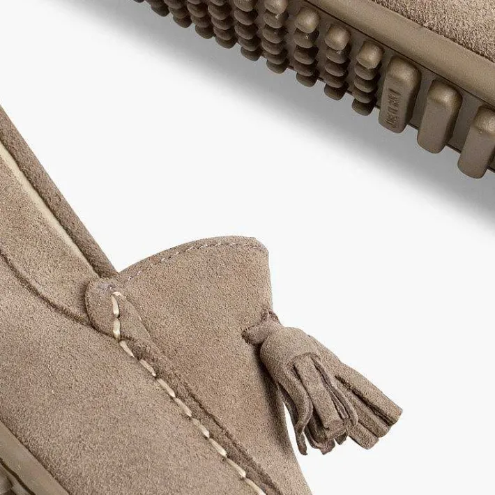 Zapatos Comunión<Pisamonas Mocasines Niño Serraje Con Borlas