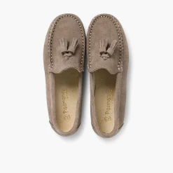 Zapatos Comunión<Pisamonas Mocasines Niño Serraje Con Borlas