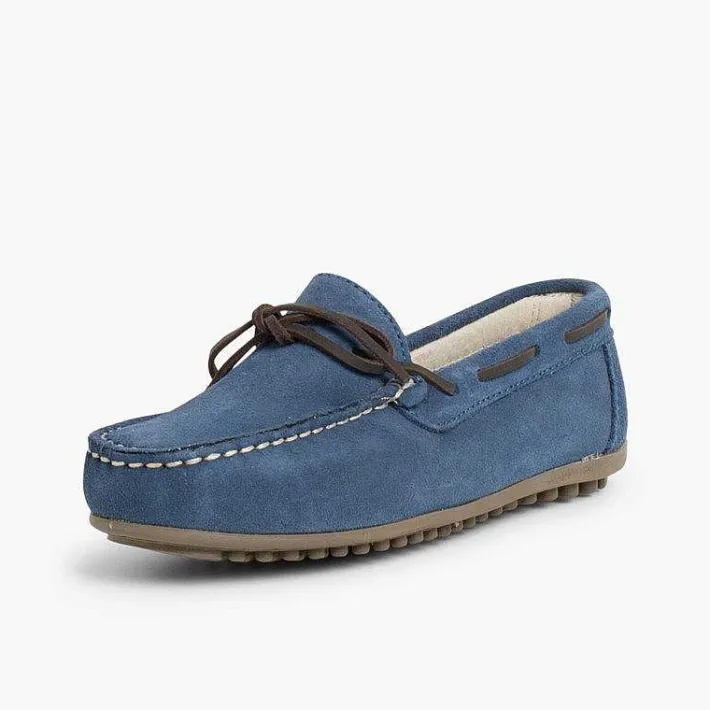Mocasines<Pisamonas Mocasines Niño Serraje Lazo Pasado