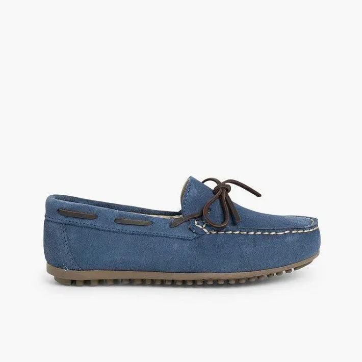 Mocasines<Pisamonas Mocasines Niño Serraje Lazo Pasado