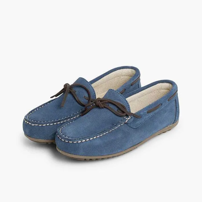 Mocasines<Pisamonas Mocasines Niño Serraje Lazo Pasado