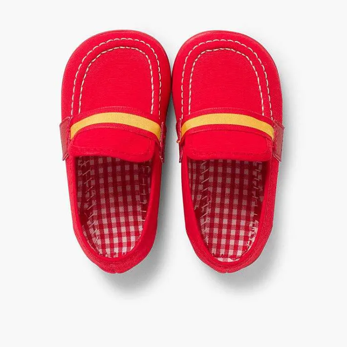 Mocasines<Pisamonas Mocasines Niño Tela Bandera Espana
