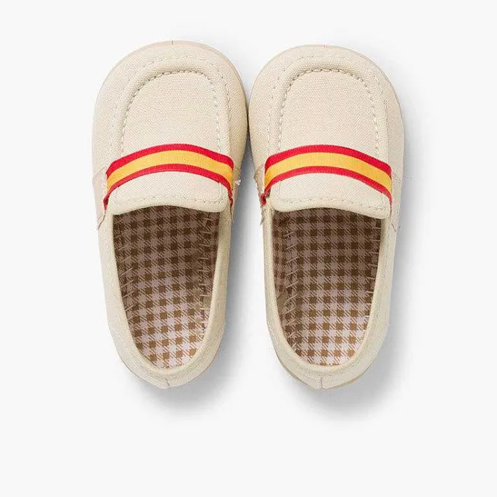 Mocasines<Pisamonas Mocasines Niño Tela Bandera Espana