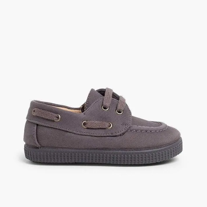Náuticos<Pisamonas Mocasines Náuticos Lona Encerada Con Cordones