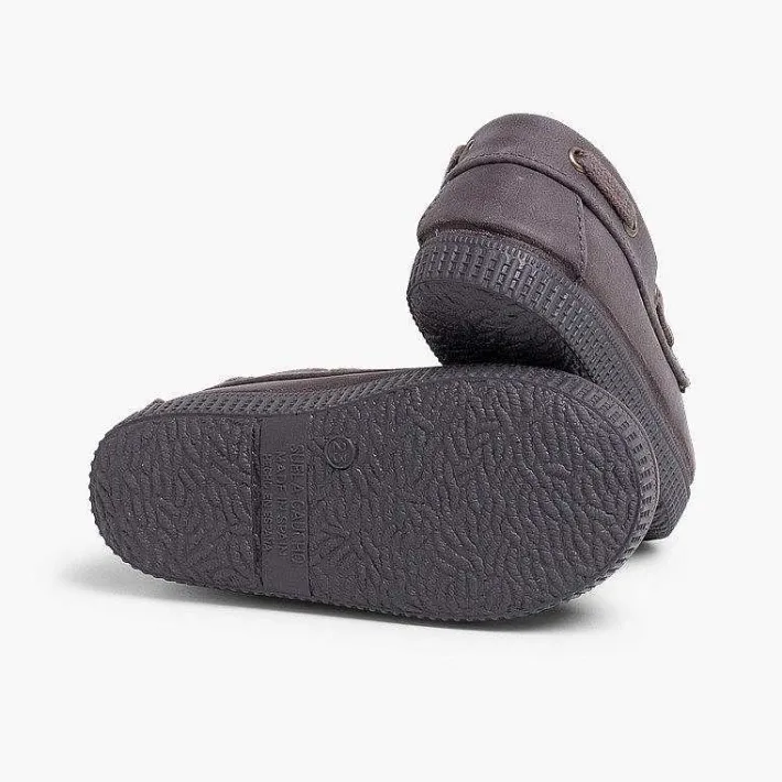 Náuticos<Pisamonas Mocasines Náuticos Lona Encerada Con Cordones