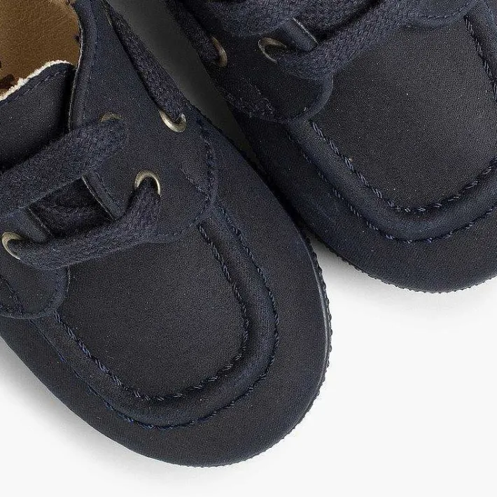 Náuticos<Pisamonas Mocasines Náuticos Lona Encerada Con Cordones