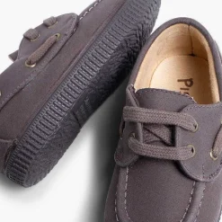 Náuticos<Pisamonas Mocasines Náuticos Lona Encerada Con Cordones