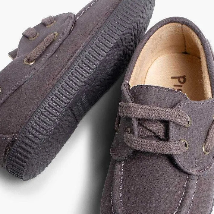 Náuticos<Pisamonas Mocasines Náuticos Lona Encerada Con Cordones