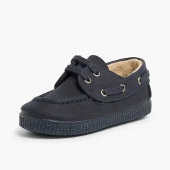 Náuticos<Pisamonas Mocasines Náuticos Lona Encerada Con Cordones