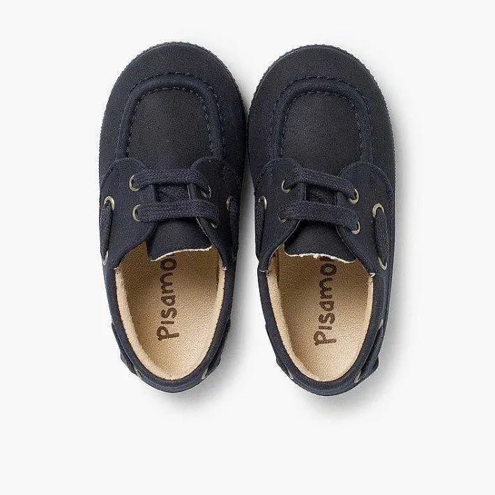 Náuticos<Pisamonas Mocasines Náuticos Lona Encerada Con Cordones