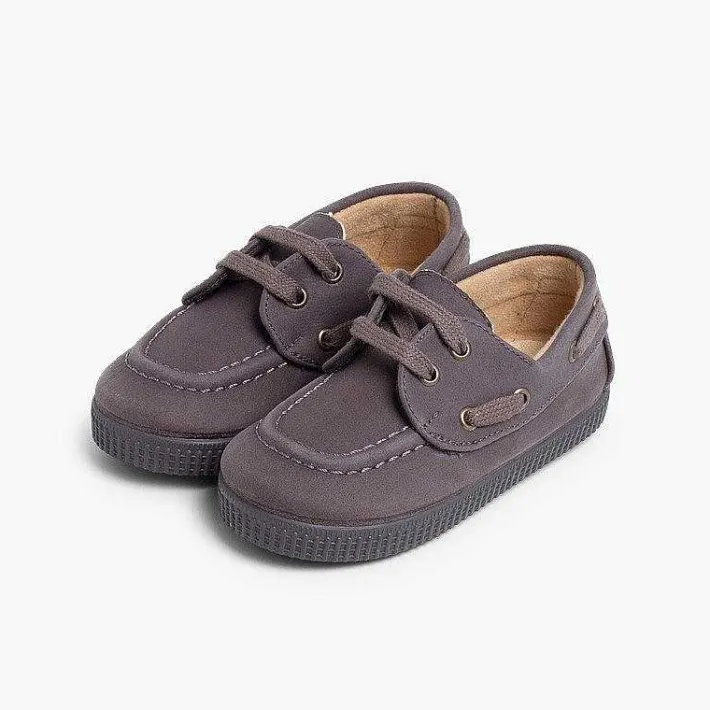 Náuticos<Pisamonas Mocasines Náuticos Lona Encerada Con Cordones