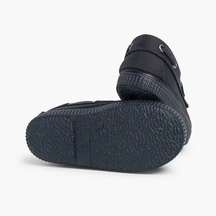 Náuticos<Pisamonas Mocasines Náuticos Lona Encerada Con Cordones
