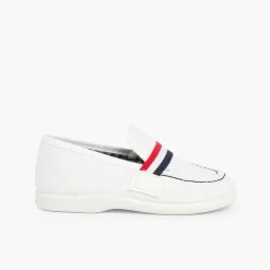 Mocasines<Pisamonas Mocasines Tela Niños Bandera