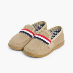 Mocasines<Pisamonas Mocasines Tela Niños Bandera