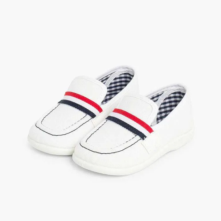Mocasines<Pisamonas Mocasines Tela Niños Bandera