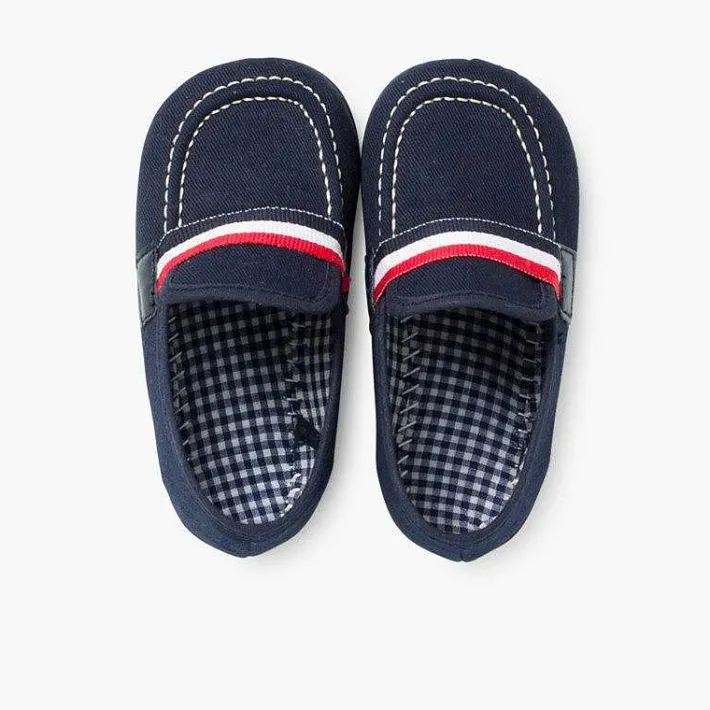 Mocasines<Pisamonas Mocasines Tela Niños Bandera