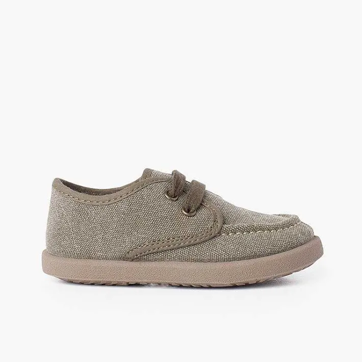 Zapatillas<Pisamonas Nautico Lona Casual Suela Sport