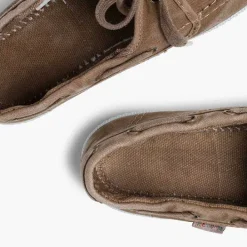 Mocasines<Pisamonas Náuticos De Lona Con Suela Blanca