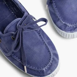Mocasines<Pisamonas Náuticos De Lona Con Suela Blanca