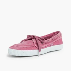 Mocasines<Pisamonas Náuticos De Lona Con Suela Blanca