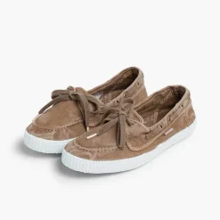 Mocasines<Pisamonas Náuticos De Lona Con Suela Blanca