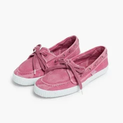 Mocasines<Pisamonas Náuticos De Lona Con Suela Blanca