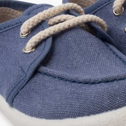 Zapatos Comunión<Pisamonas Náuticos Lona Eco Piso Blanco