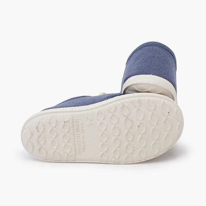 Zapatos Comunión<Pisamonas Náuticos Lona Eco Piso Blanco
