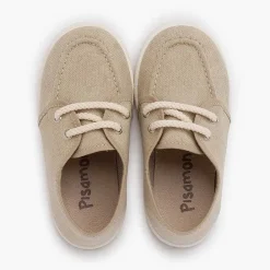 Zapatos Comunión<Pisamonas Náuticos Lona Eco Piso Blanco