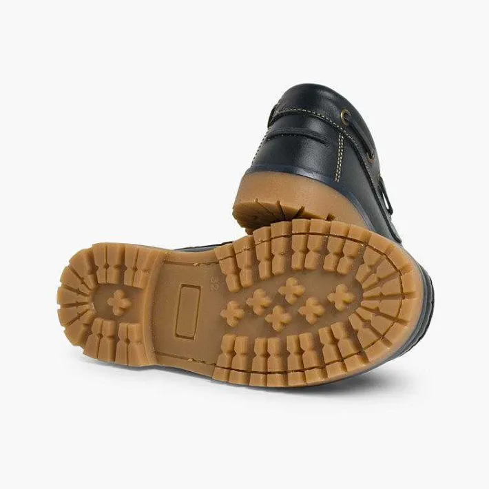 Zapatos Colegiales<Pisamonas Náuticos Niño Cordones