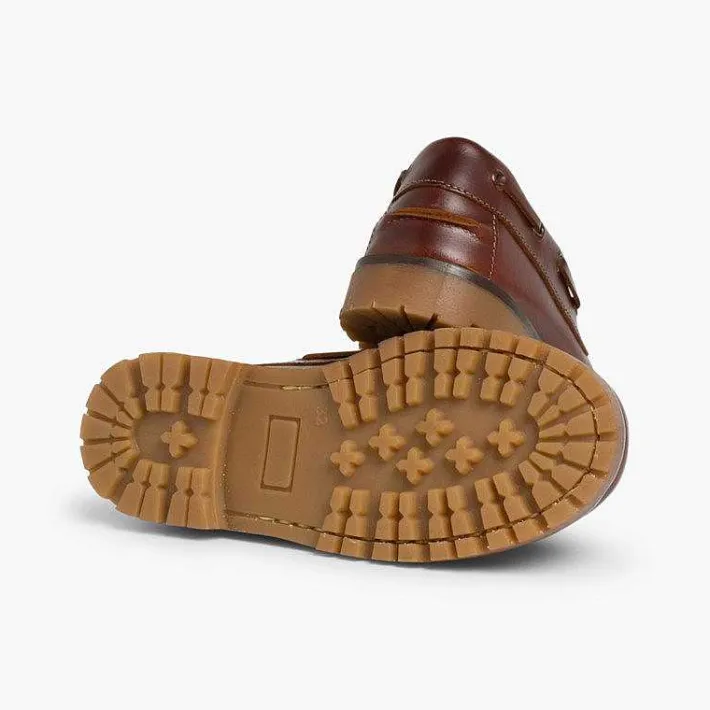 Zapatos Colegiales<Pisamonas Náuticos Niño Cordones