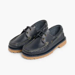 Zapatos Colegiales<Pisamonas Náuticos Niño Cordones