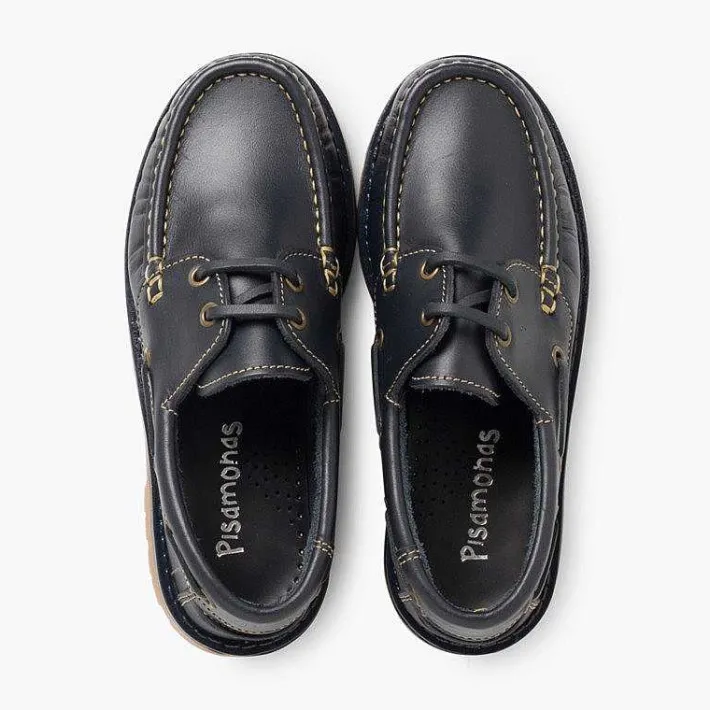 Zapatos Colegiales<Pisamonas Náuticos Niño Cordones