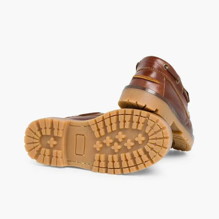 Zapatos Colegiales<Pisamonas Náuticos Niño Tira Adherente
