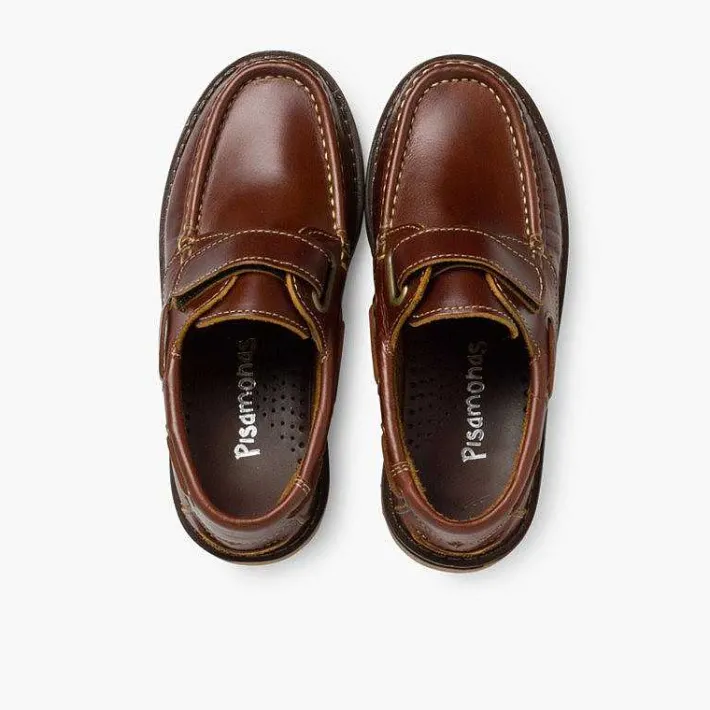 Zapatos Colegiales<Pisamonas Náuticos Niño Tira Adherente