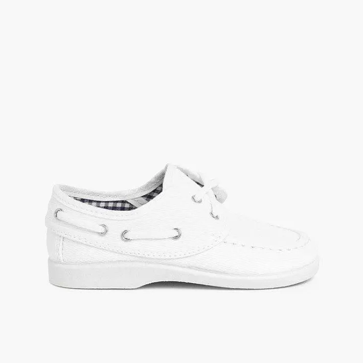 Náuticos<Pisamonas Náuticos Tela Cordones Niño