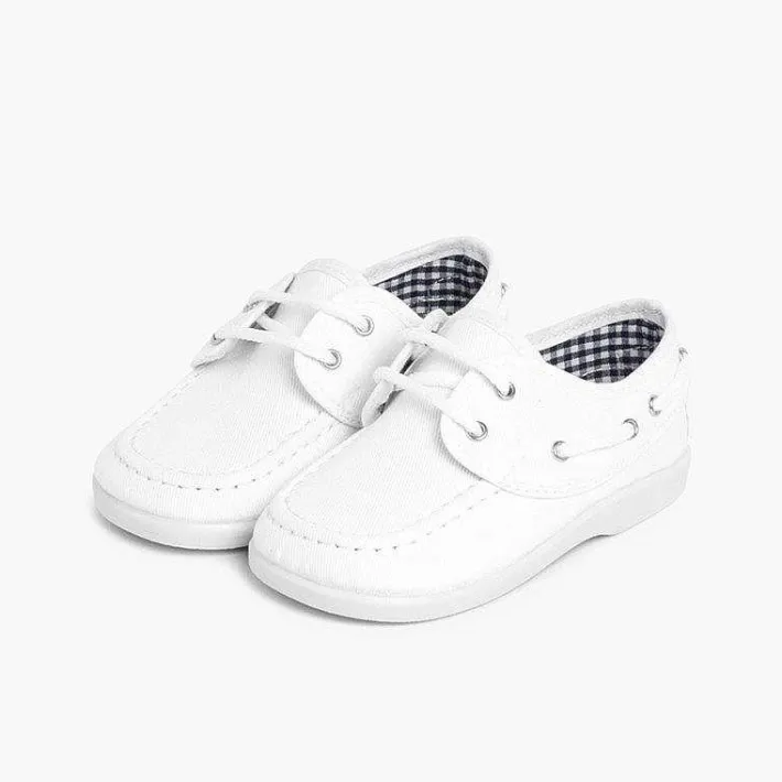Náuticos<Pisamonas Náuticos Tela Cordones Niño