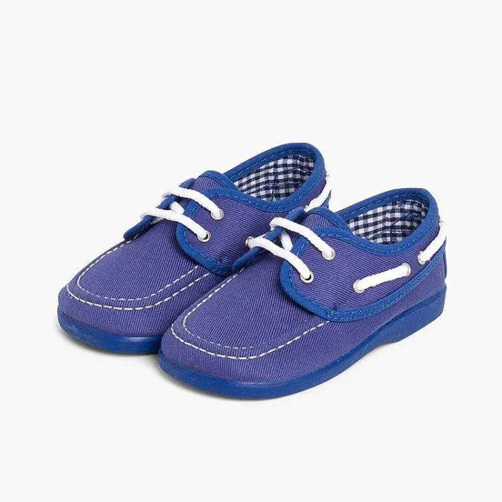 Náuticos<Pisamonas Náuticos Tela Cordones Niño