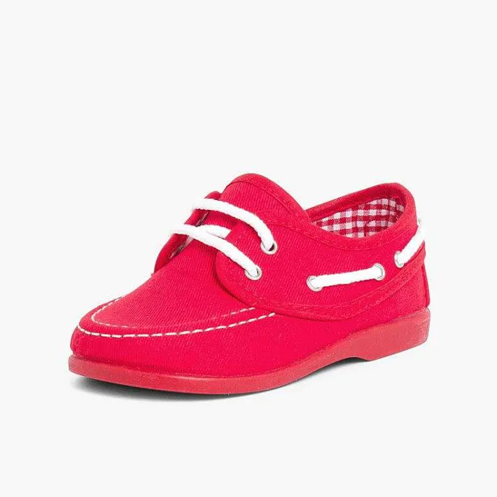 Náuticos<Pisamonas Náuticos Tela Cordones Niño